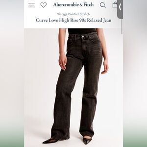 Never worn out. Extra long A&F Curve Love Hise Rise 90’s Relaxed Jean